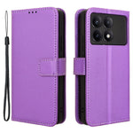 For Xiaomi Redmi K70E 5G / Poco X6 Pro 5G Phone Case Wallet Wrist Strap Card Slots Leather Cover