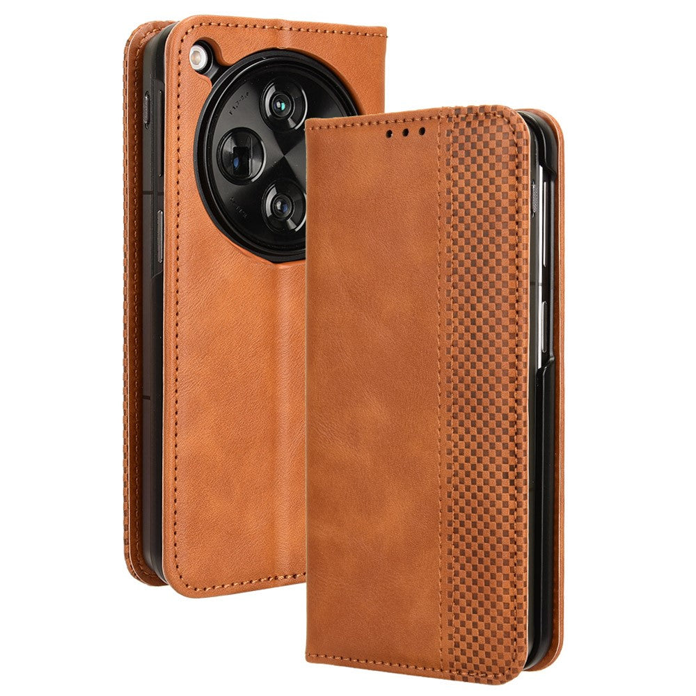 Retro Series For Oppo Find N3 5G / OnePlus Open Case Card Slots PU Leather Phone Covers