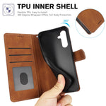 For Samsung Galaxy A55 5G Phone Case Wallet Leather Stand Cover
