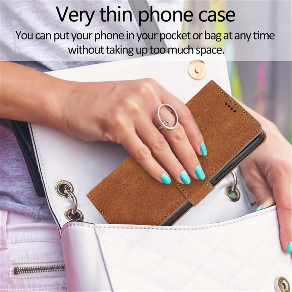For Samsung Galaxy A55 5G Phone Case Wallet Leather Stand Cover