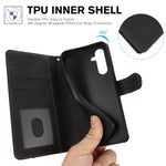 For Samsung Galaxy A25 5G (Global) (161.0 x 76.5 x 8.3mm) Classic Leather Phone Case Wallet Stand Cover