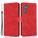 For Samsung Galaxy A25 5G (Global) (161.0 x 76.5 x 8.3mm) Classic Leather Phone Case Wallet Stand Cover