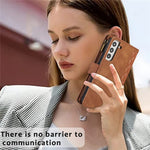 Cover til Samsung Galaxy S21 5G / S21 4G med 9 kortlommer, lynlås og håndleds- og skulderremme