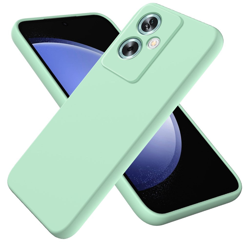 Cell Phone Case for Oppo A79 5G / A2 5G Shell Liquid Silicone+Soft Lining Anti-Scratch Cover