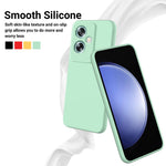 Cell Phone Case for Oppo A79 5G / A2 5G Shell Liquid Silicone+Soft Lining Anti-Scratch Cover