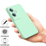 Cell Phone Case for Oppo A79 5G / A2 5G Shell Liquid Silicone+Soft Lining Anti-Scratch Cover