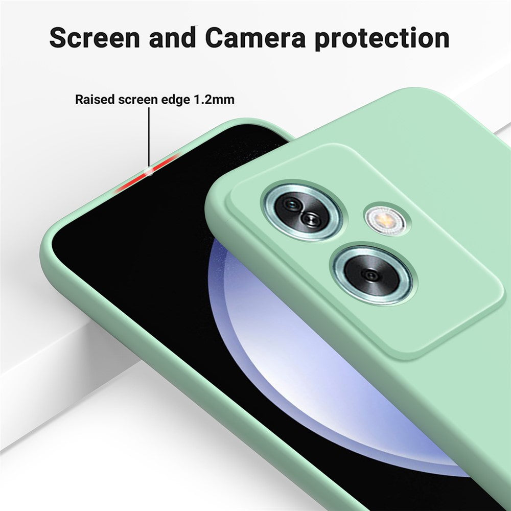 Cell Phone Case for Oppo A79 5G / A2 5G Shell Liquid Silicone+Soft Lining Anti-Scratch Cover
