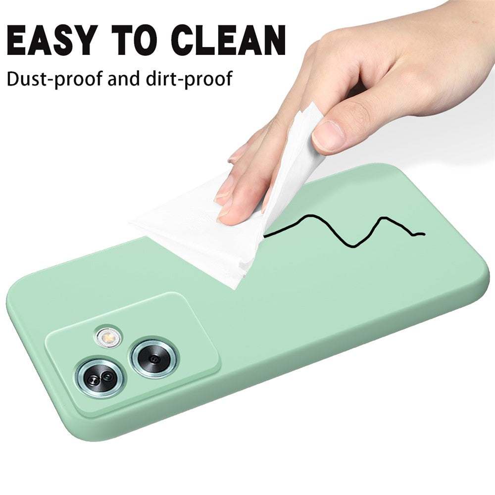 Cell Phone Case for Oppo A79 5G / A2 5G Shell Liquid Silicone+Soft Lining Anti-Scratch Cover