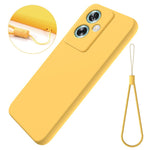 Cell Phone Case for Oppo A79 5G / A2 5G Shell Liquid Silicone+Soft Lining Anti-Scratch Cover