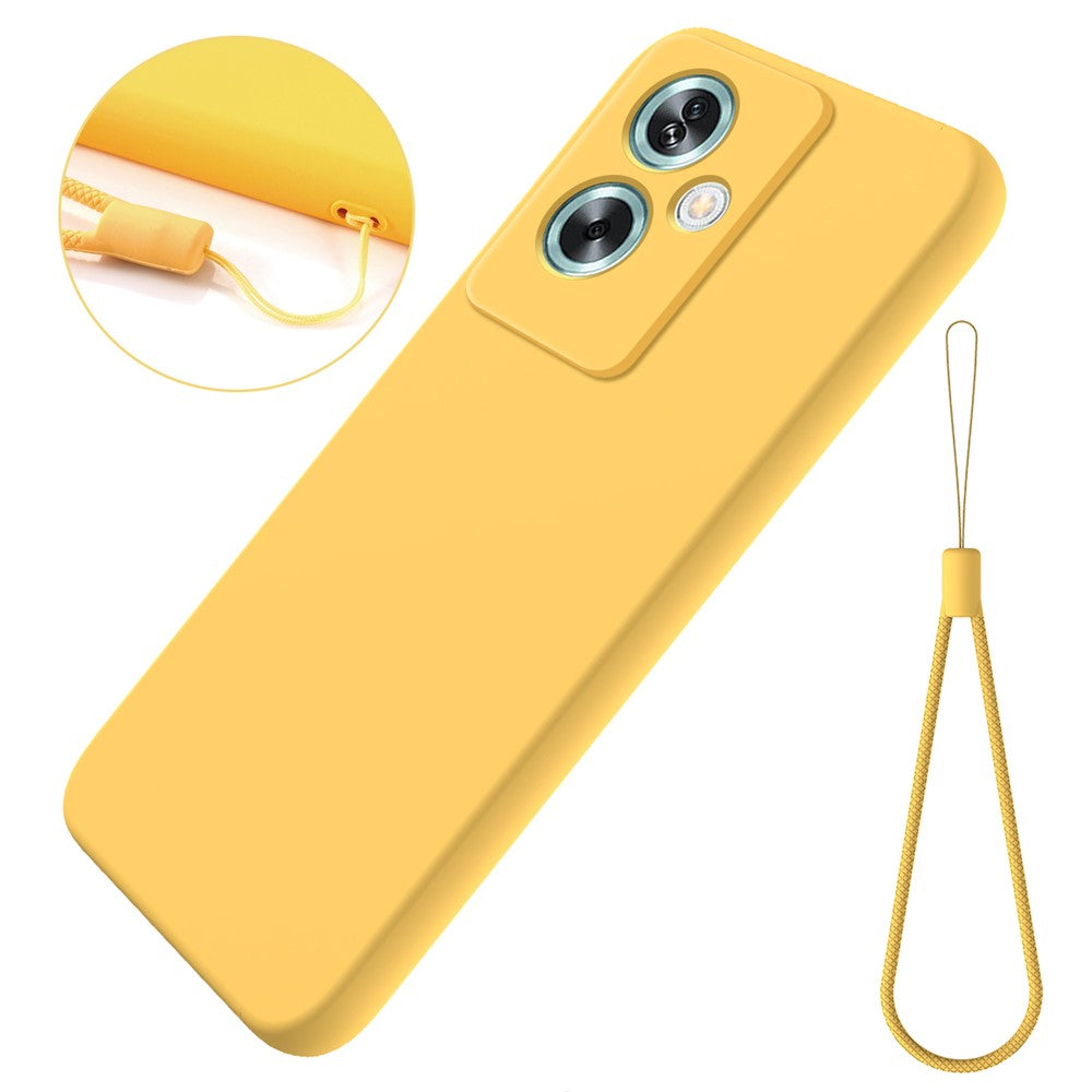 Cell Phone Case for Oppo A79 5G / A2 5G Shell Liquid Silicone+Soft Lining Anti-Scratch Cover