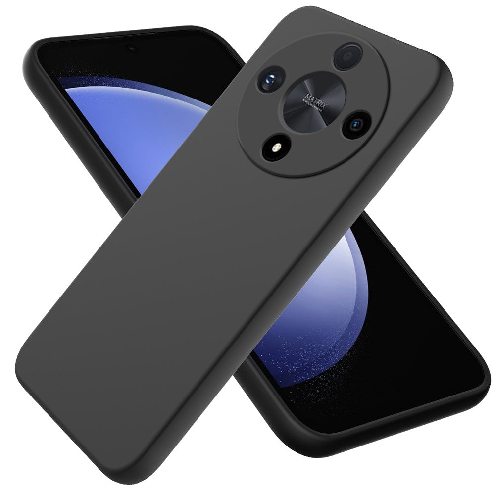 For Honor Magic6 Lite 5G / X9b 5G Case Anti-fingerprint Liquid Silicone Soft Liner Smart Phone Cover