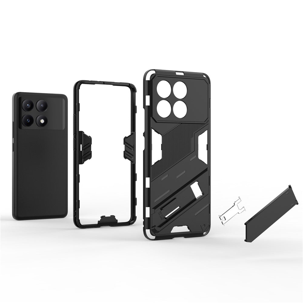 For Xiaomi Redmi K70E 5G / Poco X6 Pro 5G Case Kickstand Anti-Fall Phone Cover