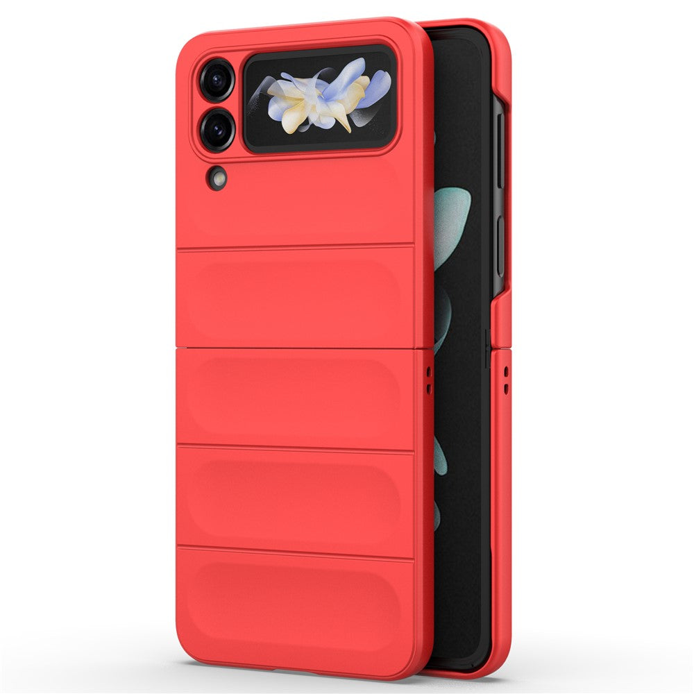 Til Samsung Galaxy Z Flip4 5G cover - Hårdt PC-bagcover med faldbeskyttelse