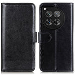 OnePlus 12 5G Flip Lädermobilskal Crazy Horse Mönster Design