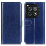 OnePlus 12 5G Flip Lädermobilskal Crazy Horse Mönster Design