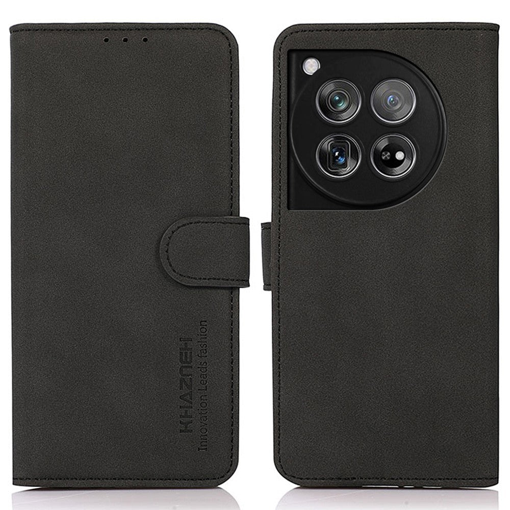 KHAZNEH Til OnePlus 12 5G Pung Telefoncover Beskyttende Læderetui