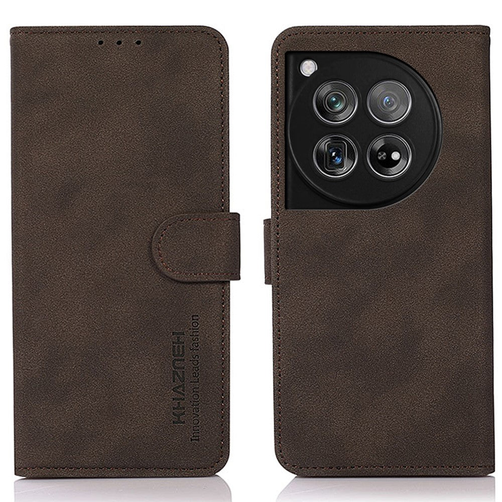 KHAZNEH Til OnePlus 12 5G Pung Telefoncover Beskyttende Læderetui