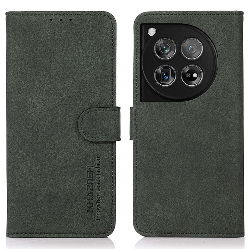 KHAZNEH Til OnePlus 12 5G Pung Telefoncover Beskyttende Læderetui