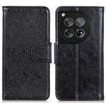 For OnePlus 12 5G Magnetic Case Split Leather Anti-scratch Nappa Texture Cell Phone Shell