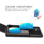 For Samsung Galaxy S24 Ultra Flip Card Holder Phone Case TPU+PC Cover
