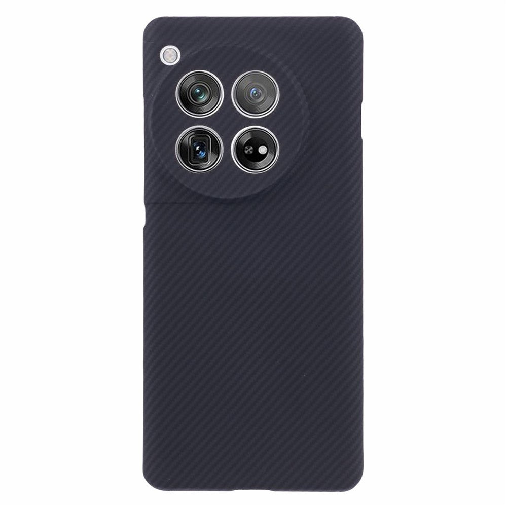 OnePlus 12 5G mobilmobilskal 600D fin texturerad aramidfiber (exakt linshål)