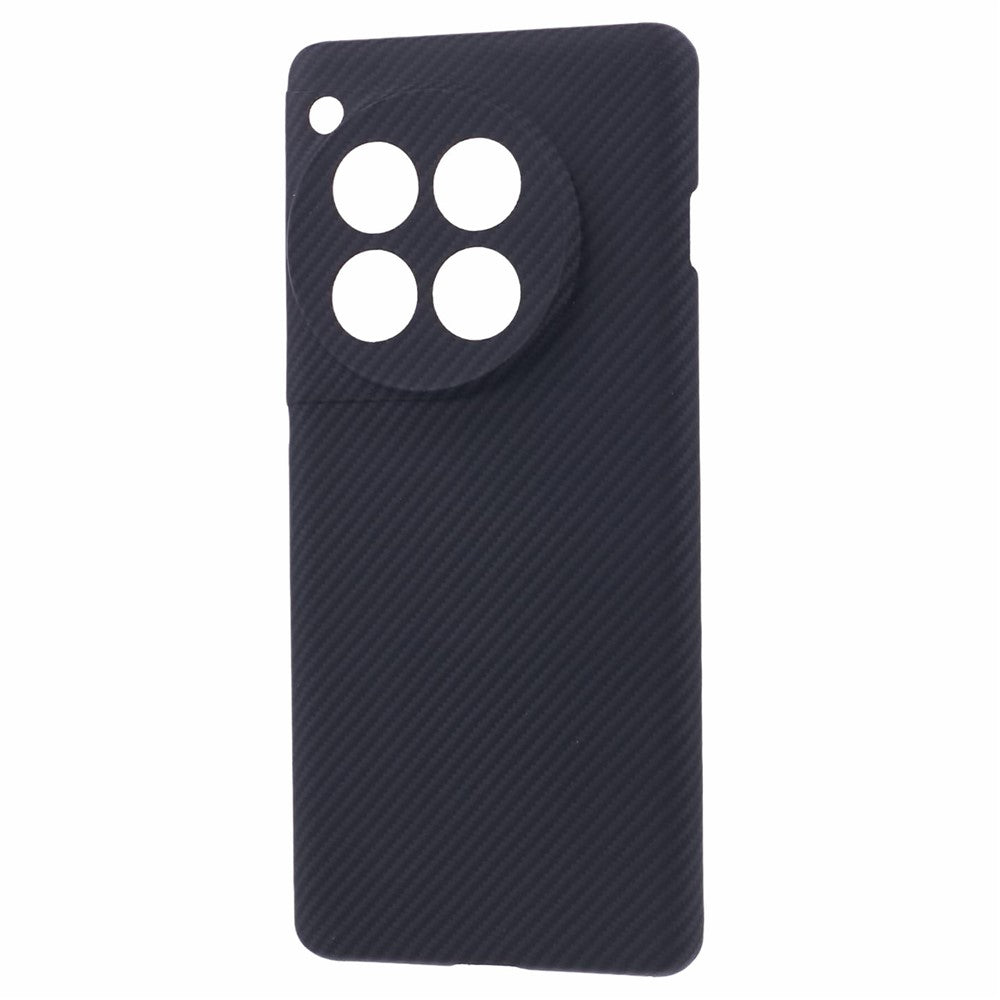 OnePlus 12 5G mobilmobilskal 600D fin texturerad aramidfiber (exakt linshål)