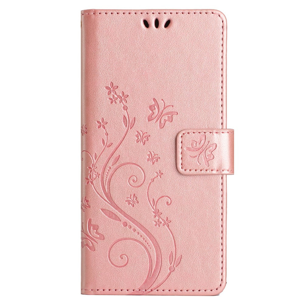For Samsung Galaxy A55 5G Butterfly Leather Case Phone Cover with Stand Wallet