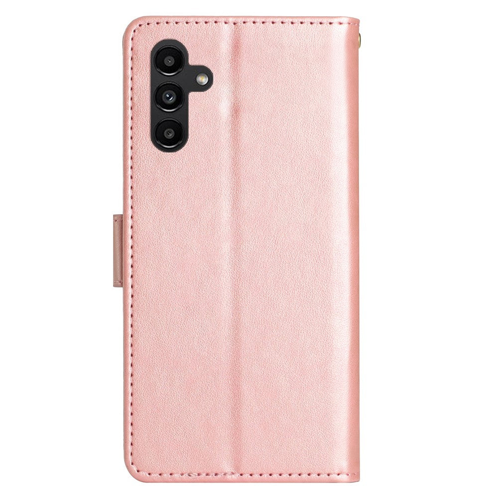 For Samsung Galaxy A55 5G Butterfly Leather Case Phone Cover with Stand Wallet