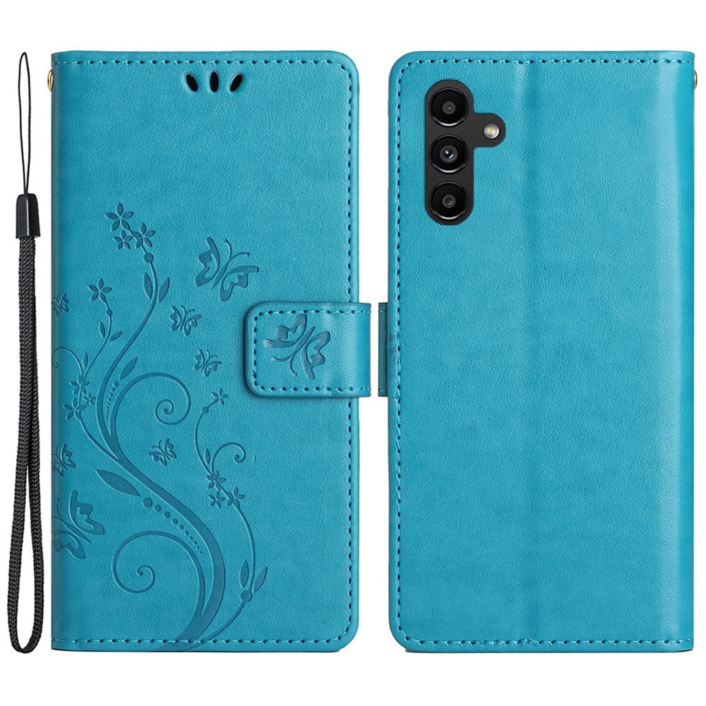 For Samsung Galaxy A55 5G Butterfly Leather Case Phone Cover with Stand Wallet