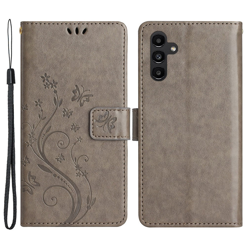For Samsung Galaxy A55 5G Butterfly Leather Case Phone Cover with Stand Wallet