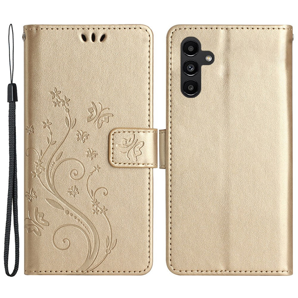 For Samsung Galaxy A55 5G Butterfly Leather Case Phone Cover with Stand Wallet