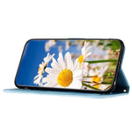 Til Samsung Galaxy A73 5G Læder Taske Kortlommer Telefon Cover Blomstermønster