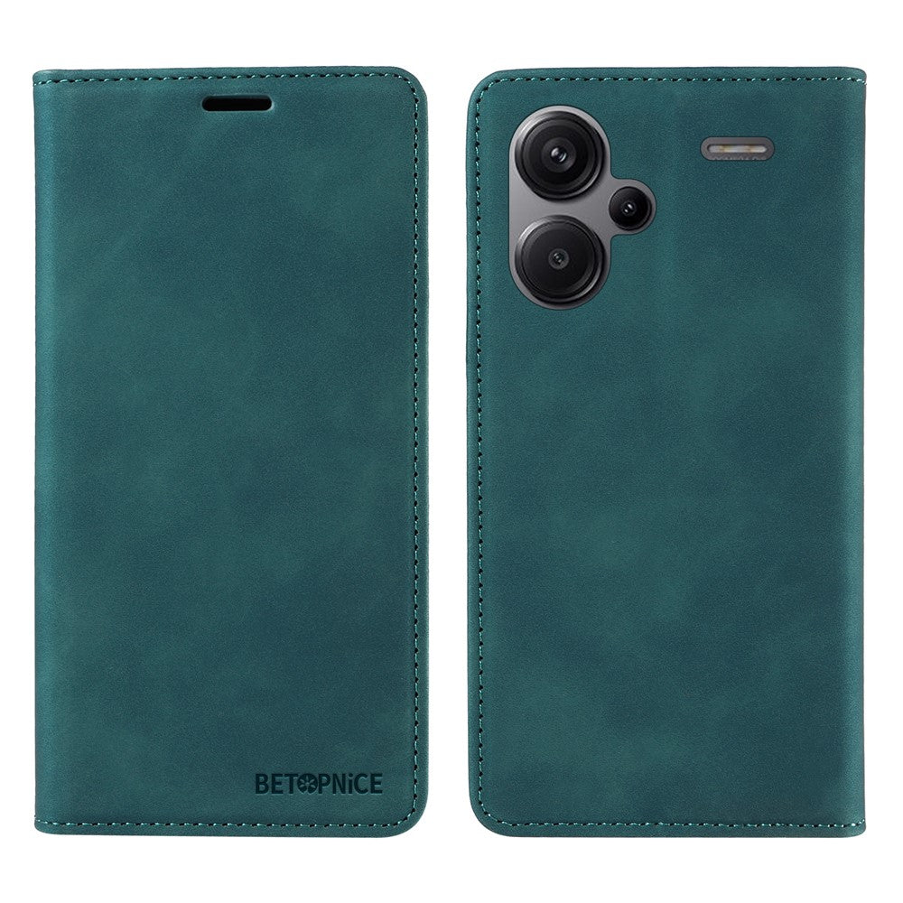 BETOPNICE 003 för Xiaomi Redmi Note 13 Pro+ 5G Plånboksfodral RFID-blockerande läderfodral