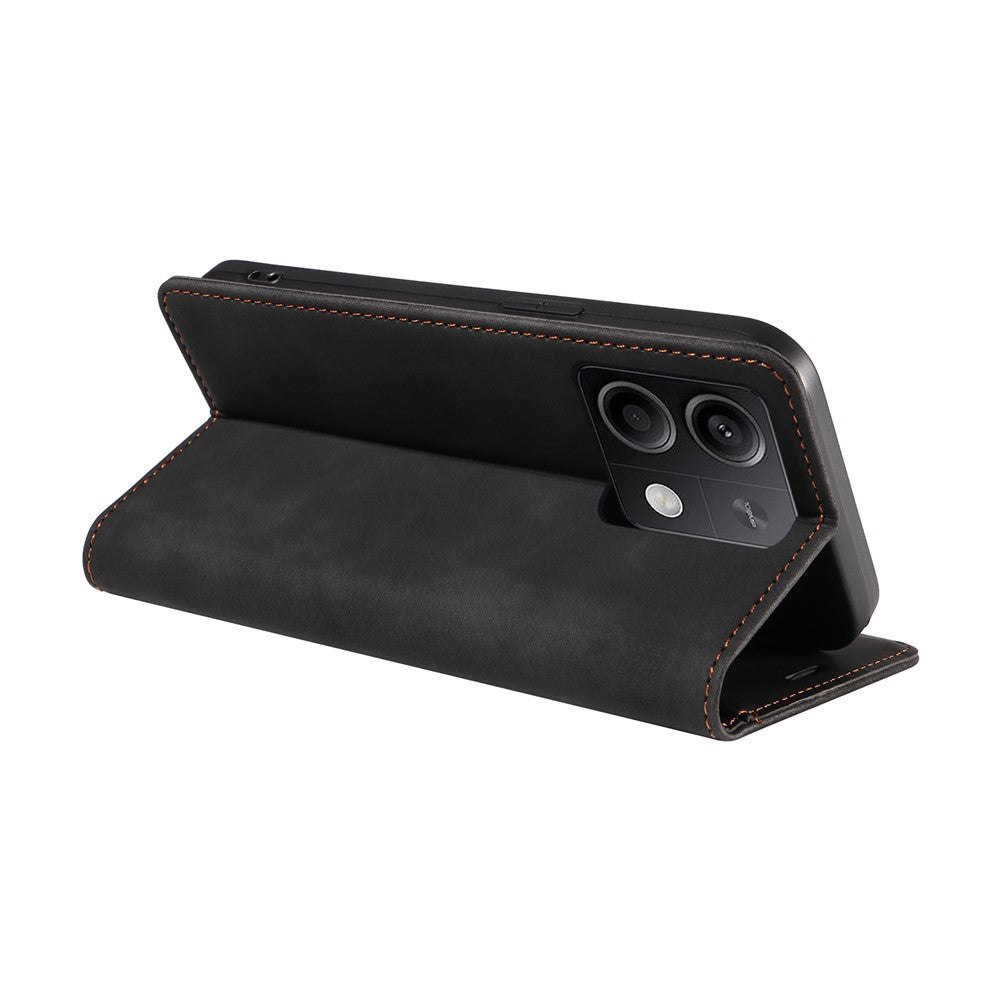 BETOPNICE 003 för Xiaomi Redmi Note 13 5G Läderfodral RFID-blockerande stativplånbok