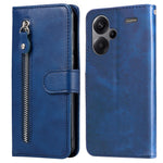 For Xiaomi Redmi Note 13 Pro+ 5G Case Stand Calf Texture Leather Cover Zipper Wallet