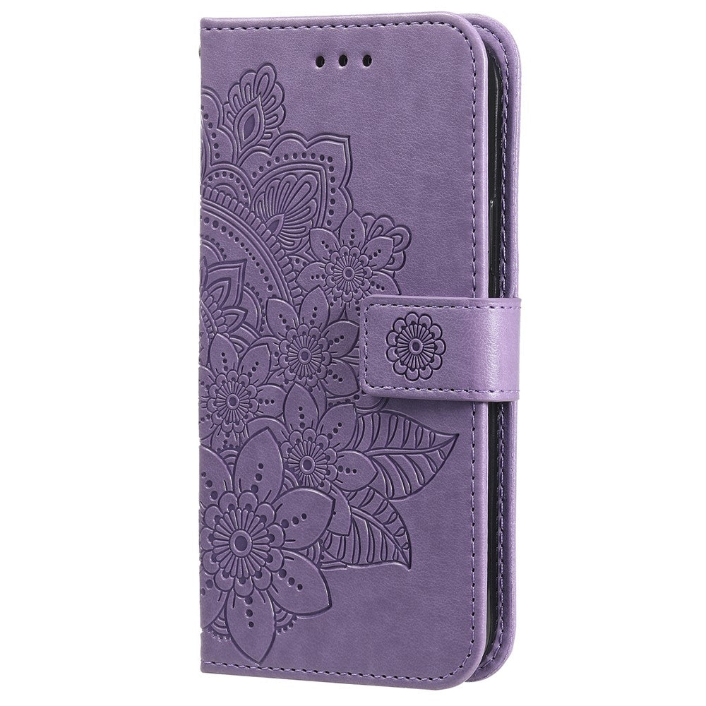 For Xiaomi Redmi Note 13 5G Case Floral Pattern PU Leather Wallet Stand Phone Cover