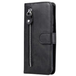 For Xiaomi Redmi Note 13 5G Leather Case Zipper Wallet Calf Texture Phone Stand Cover