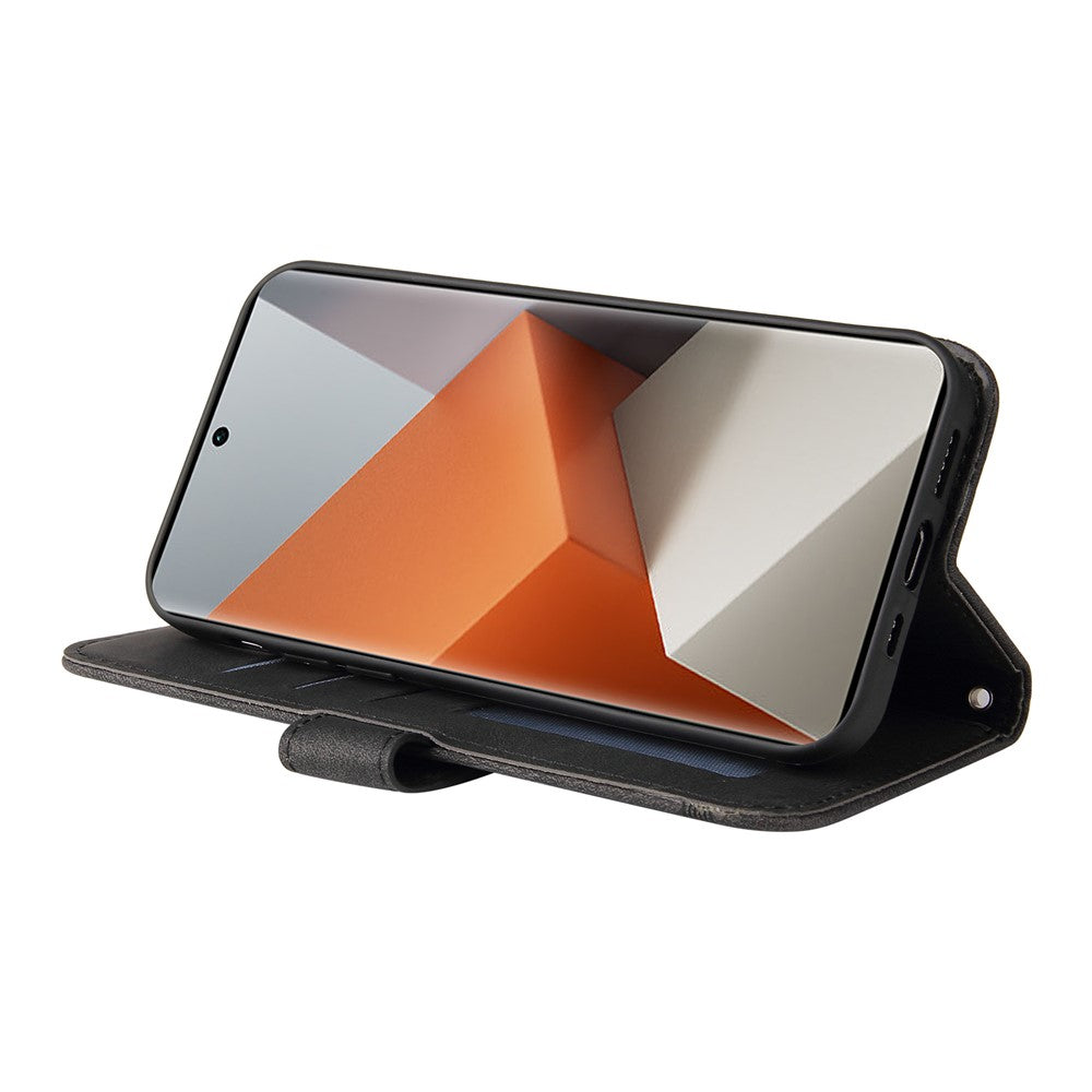 For Xiaomi Redmi Note 13 Pro+ 5G Leather Wallet Cases Skin Touch Phone Cover Stand with Strap