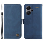 For Xiaomi Redmi Note 13 Pro+ 5G Leather Wallet Cases Skin Touch Phone Cover Stand with Strap
