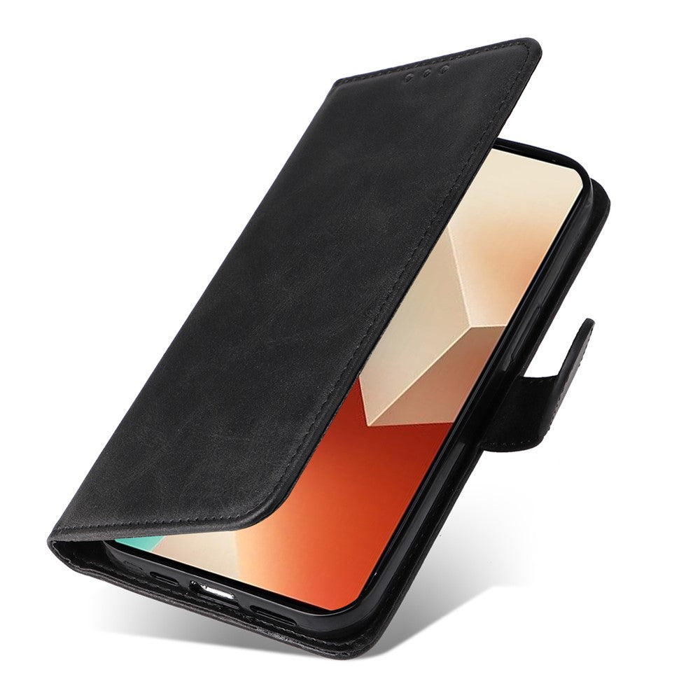 For Xiaomi Redmi Note 13 5G Case Stand Leather Phone Cover Wallet with Strap