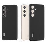 ABEEL Til Samsung Galaxy S24+ Tekstureret Telefoncover Ægte Koskind Lædercover Skridsikkert