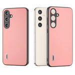 ABEEL Til Samsung Galaxy S24+ Tekstureret Telefoncover Ægte Koskind Lædercover Skridsikkert