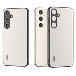 ABEEL Til Samsung Galaxy S24+ Tekstureret Telefoncover Ægte Koskind Lædercover Skridsikkert