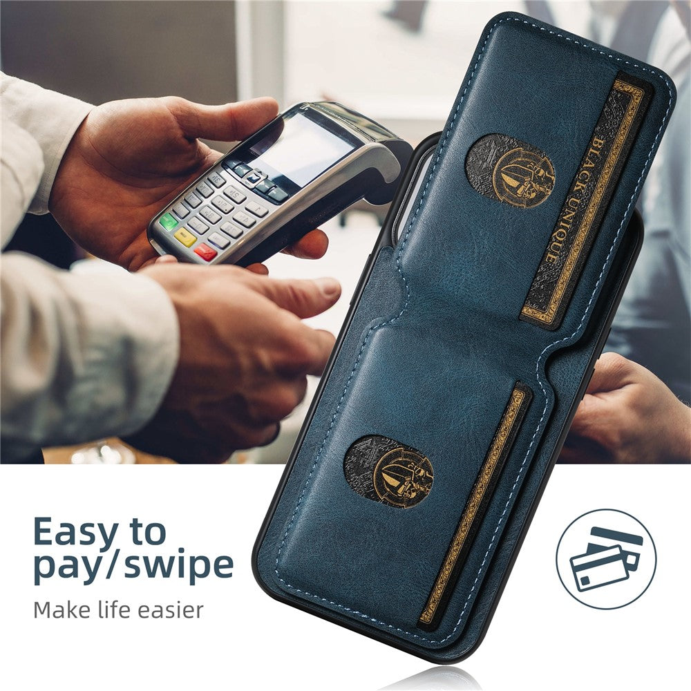 SUTENI H02 For iPhone 12 Pro 6.1 inch / 12 6.1 inch Waxy Texture Case Vertical Flip Card Slots Phone Protector