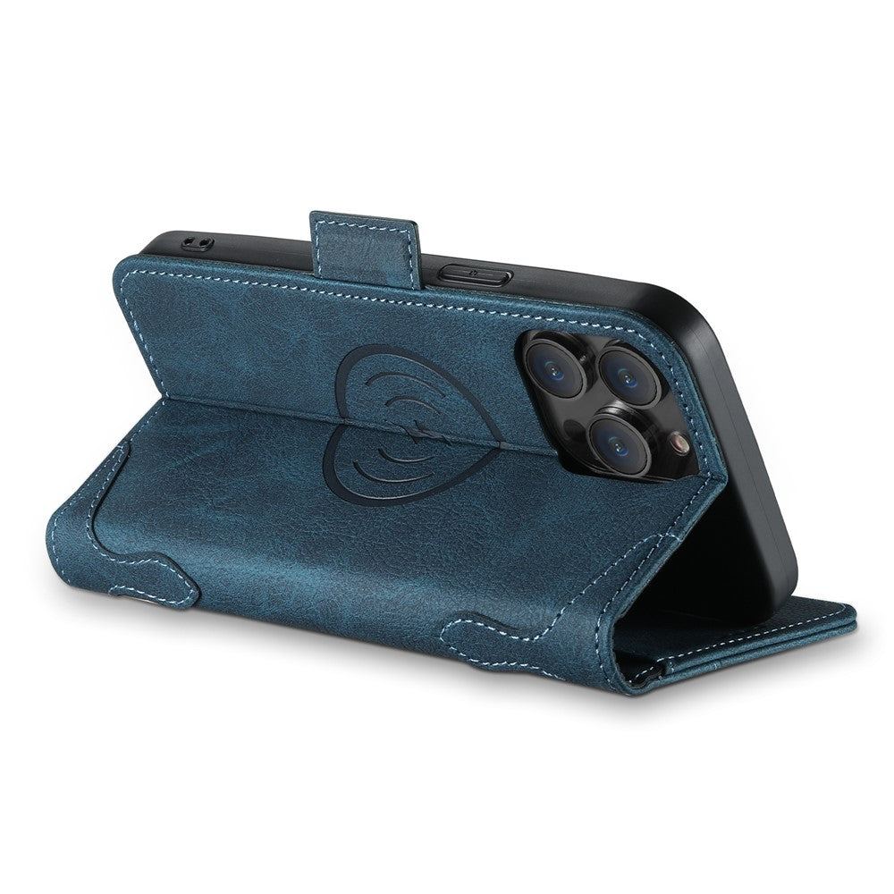 SUTENI J07 Til iPhone 12 Pro 6,1 tommer / 12 6,1 tommer Cover kompatibel med MagSafe Litchi-tekstur læder telefoncover