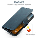 SUTENI J07 Til iPhone 12 Pro 6,1 tommer / 12 6,1 tommer Cover kompatibel med MagSafe Litchi-tekstur læder telefoncover