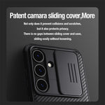NILLKIN CamShield Pro-skal till Samsung Galaxy S24 Magnetiskt PC+TPU-mobilskydd