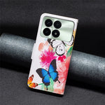 For Xiaomi Redmi K70E 5G / Poco X6 Pro 5G Leather Wallet Case Pattern Printing Phone Stand Cover