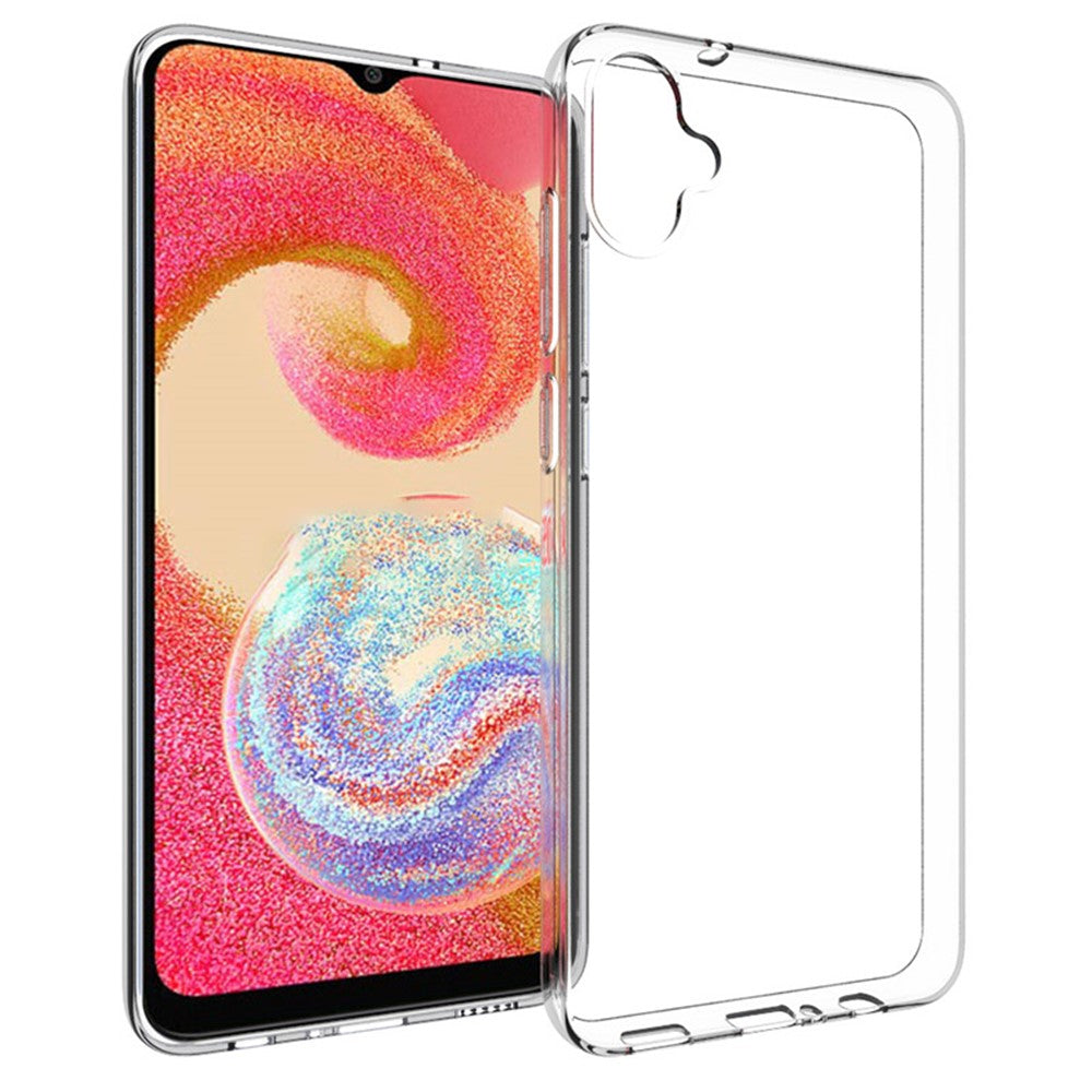 Til Samsung Galaxy A05 4G HD Gennemsigtig Taske Vandmærkefri Blank TPU Cover