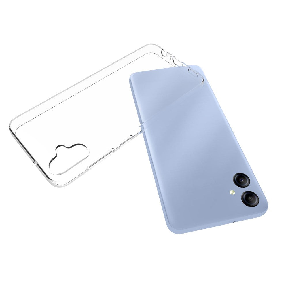 Til Samsung Galaxy A05 4G HD Gennemsigtig Taske Vandmærkefri Blank TPU Cover